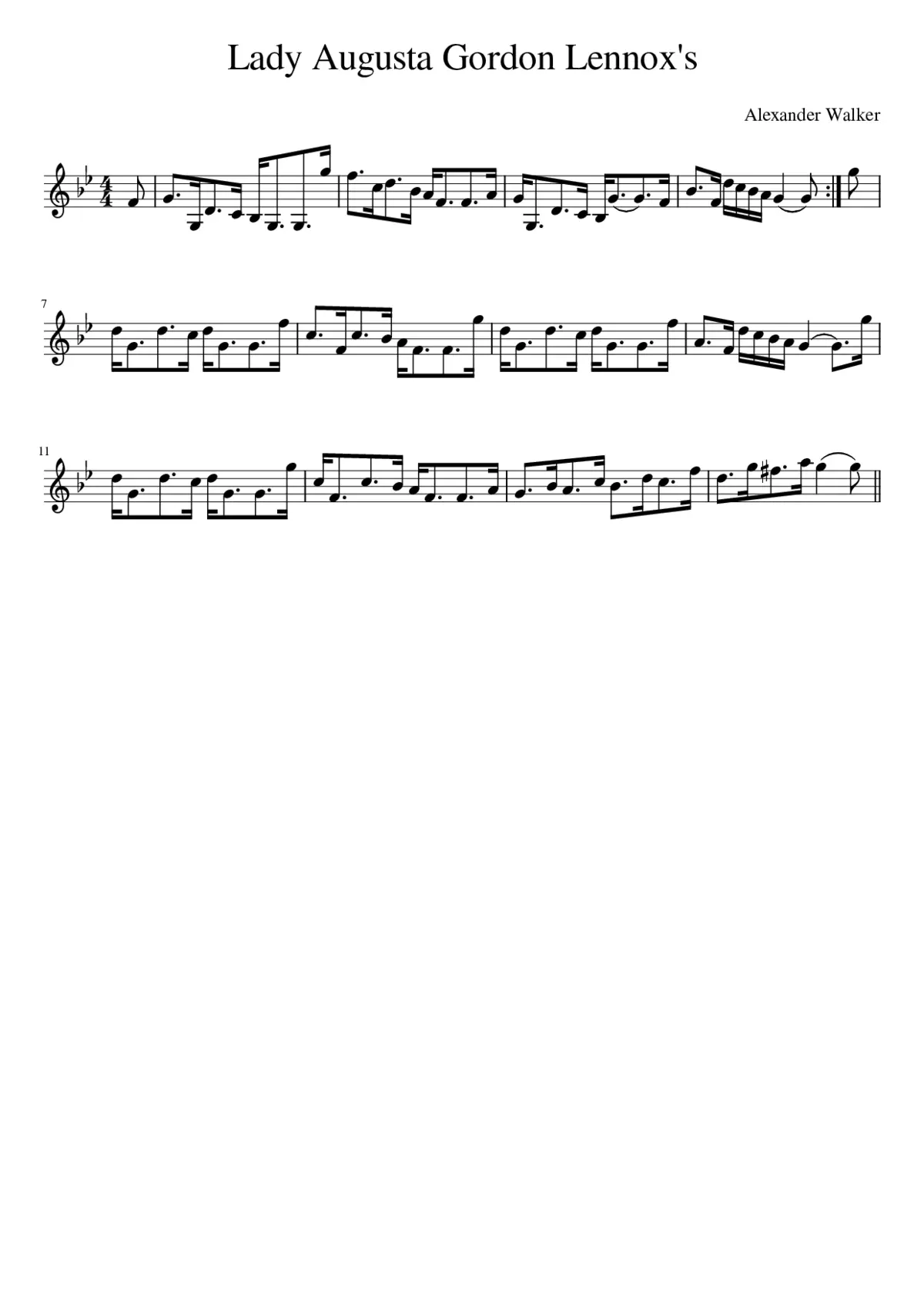 Lady Augusta Gordon Lennox's - Page 1