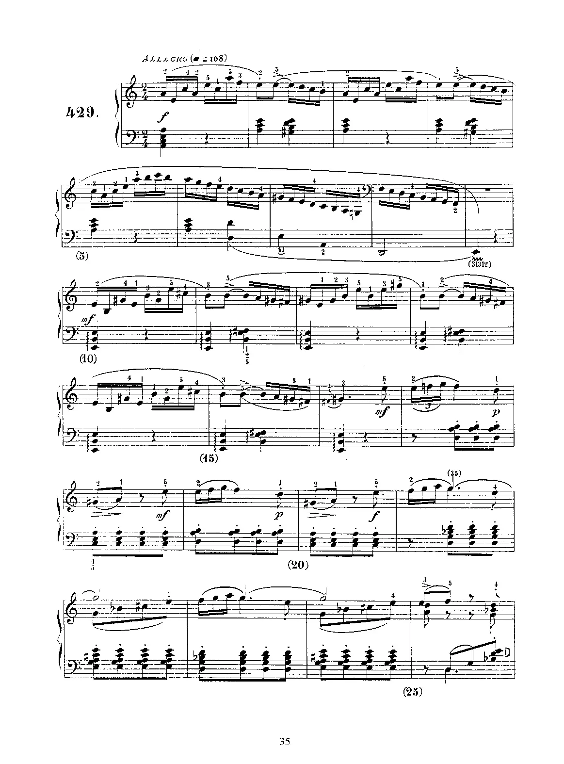 Keyboard Sonata in A minor - Page 1