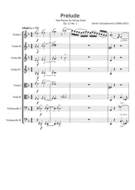 Two Pieces for String Octet: Prelude