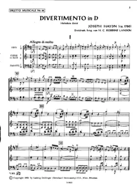 Divertimento in D major