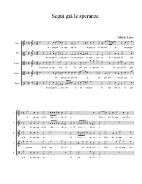 Segui già le speranze