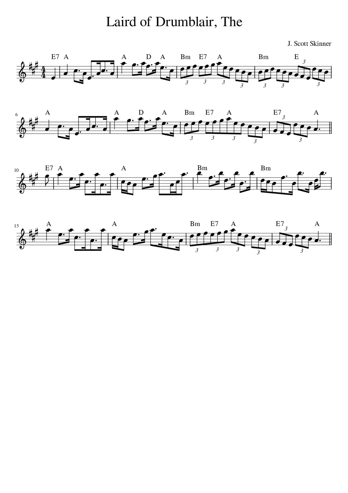 The Laird Of Drumblair - Page 1