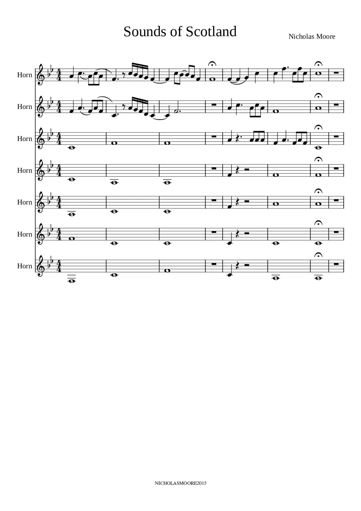 Sounds of Scotland - Page 1