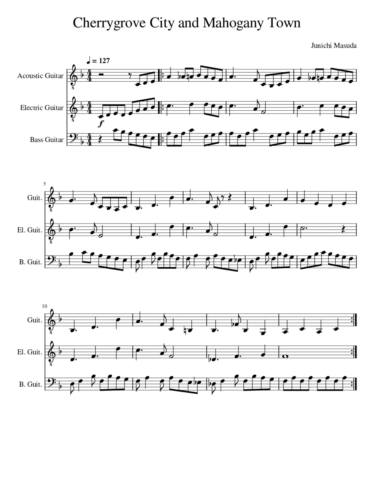 Cherrygrove City and Mahogany Town - Page 1