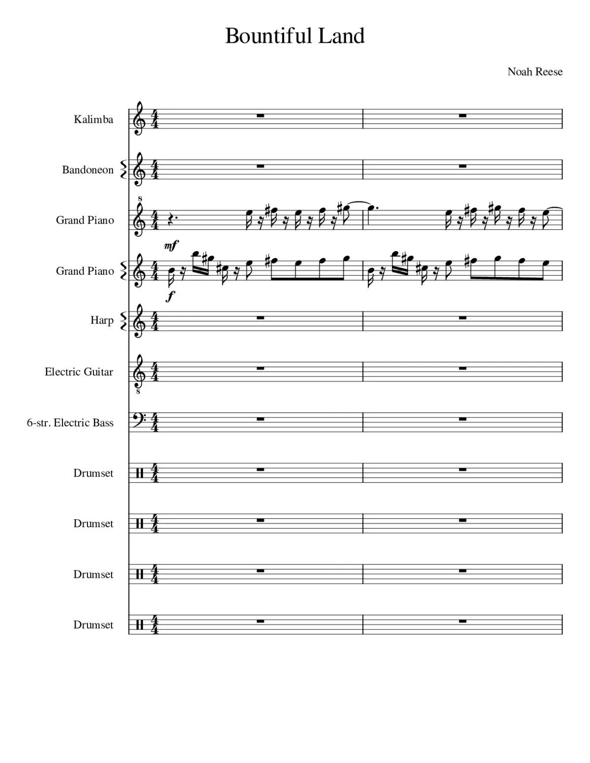 Bountiful Land - Page 1