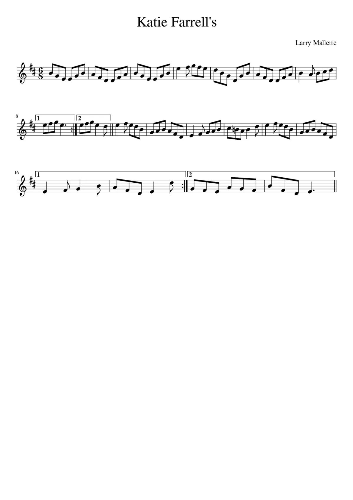 Katie Farrell's - Page 1