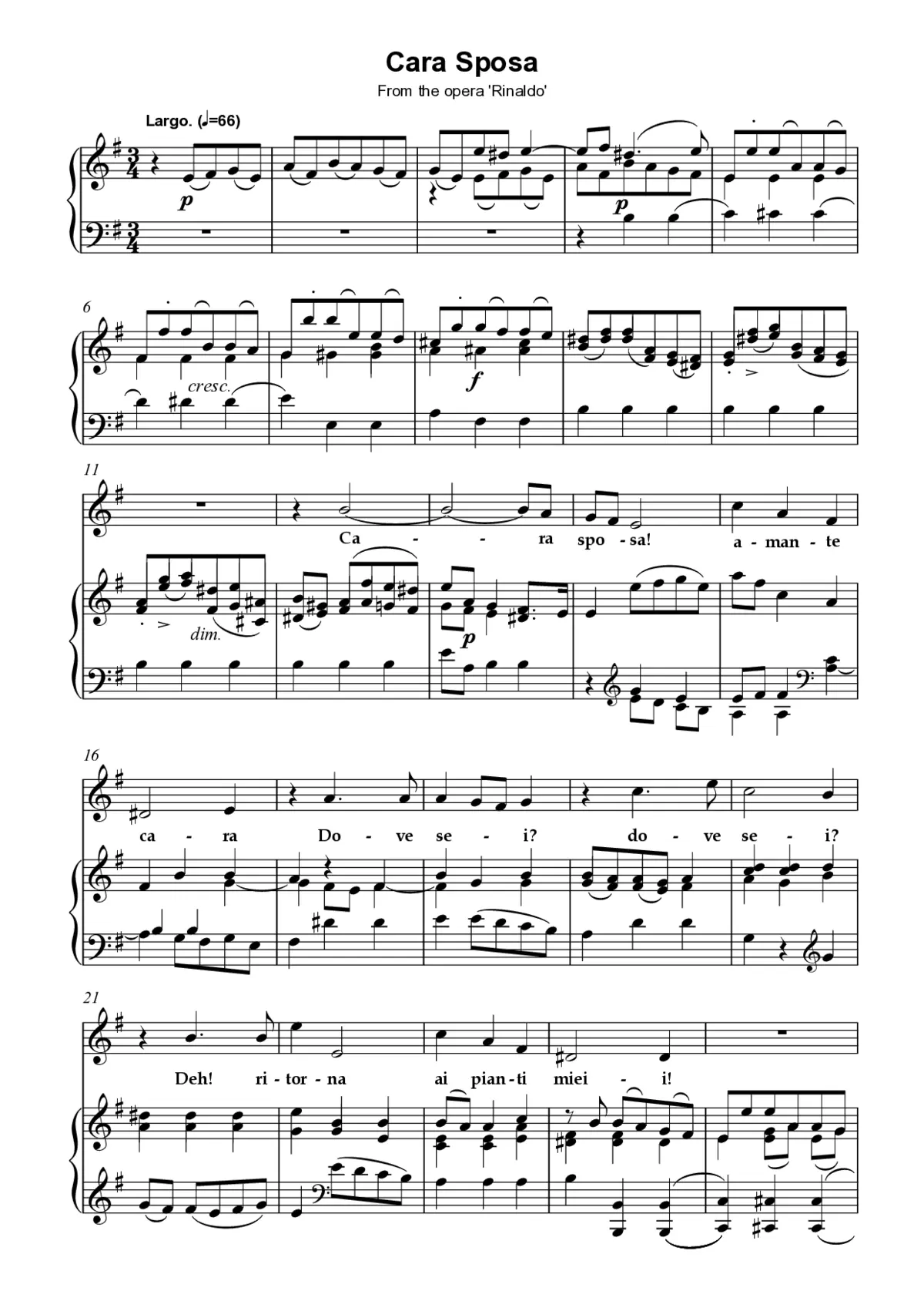 Cara sposa, amante cara - Page 1
