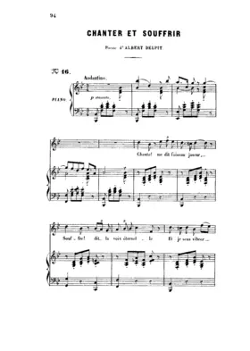 Chanter et souffrir