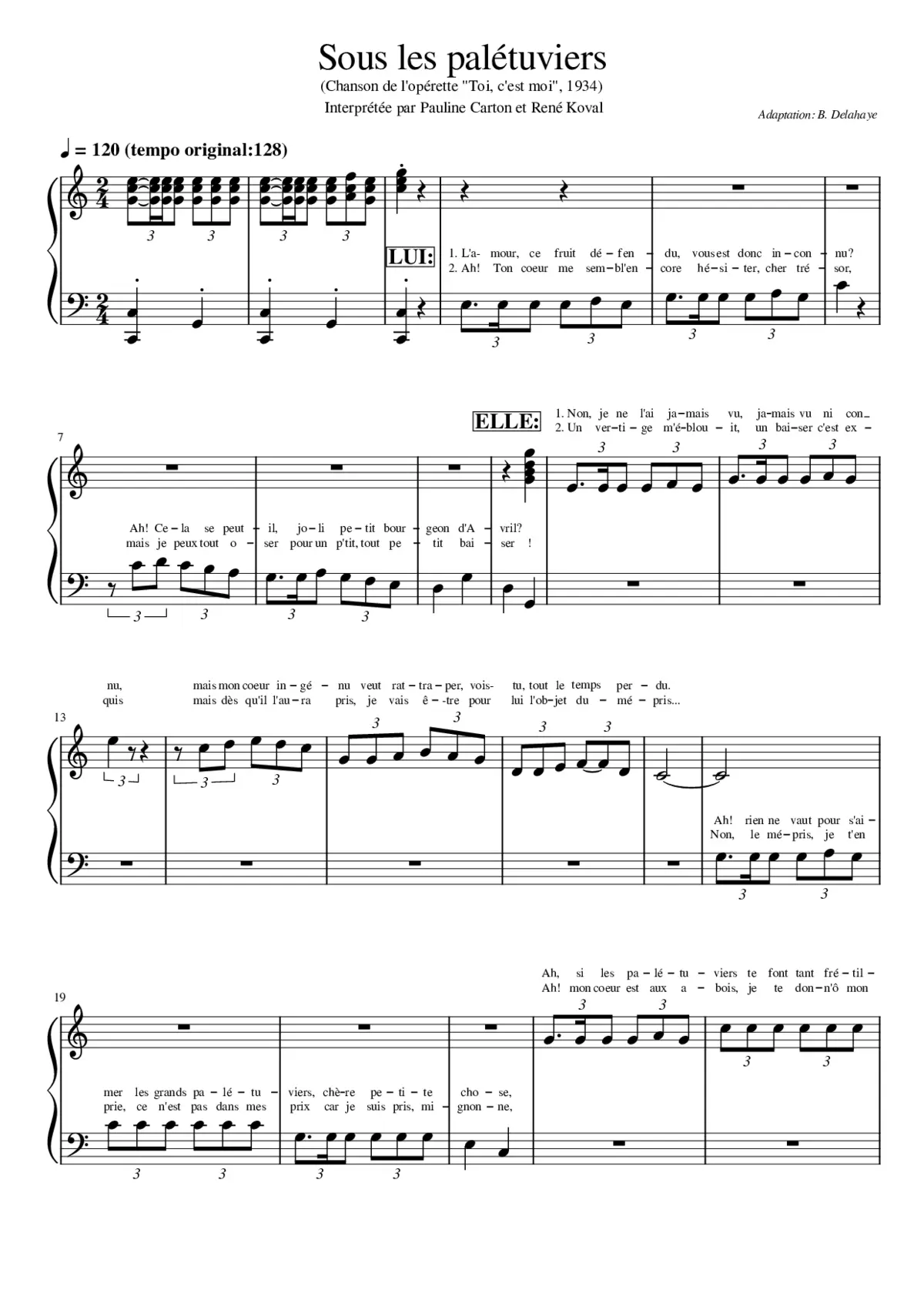 Sous les palétuviers - Page 1