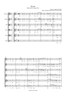 Missa ''Erano i Capei d'oro'' a 6