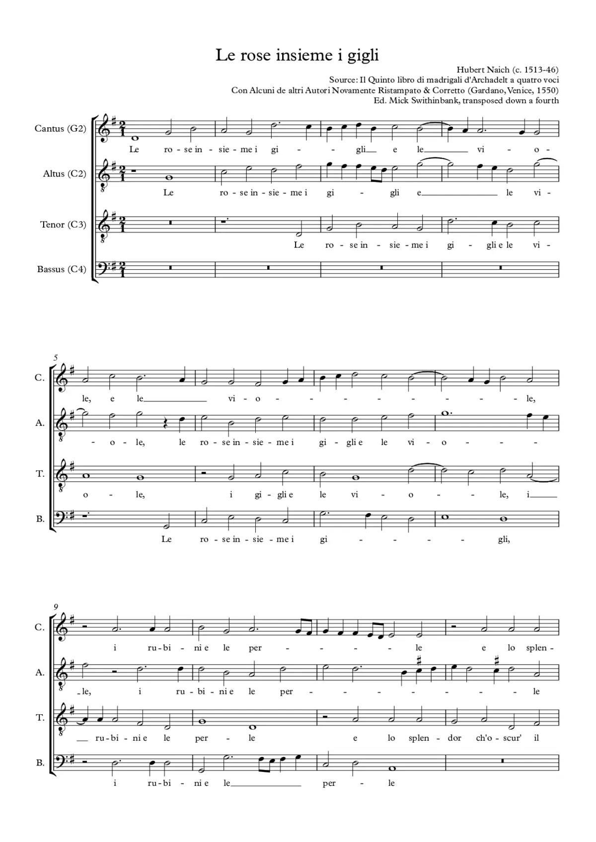 Le rose insieme i gigli - Page 1