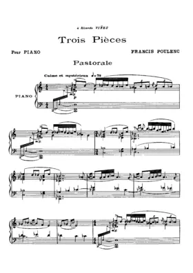 Trois Pièces pour piano