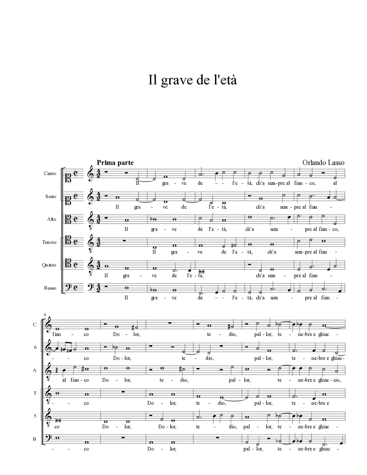 Il grave de l'età - Page 1