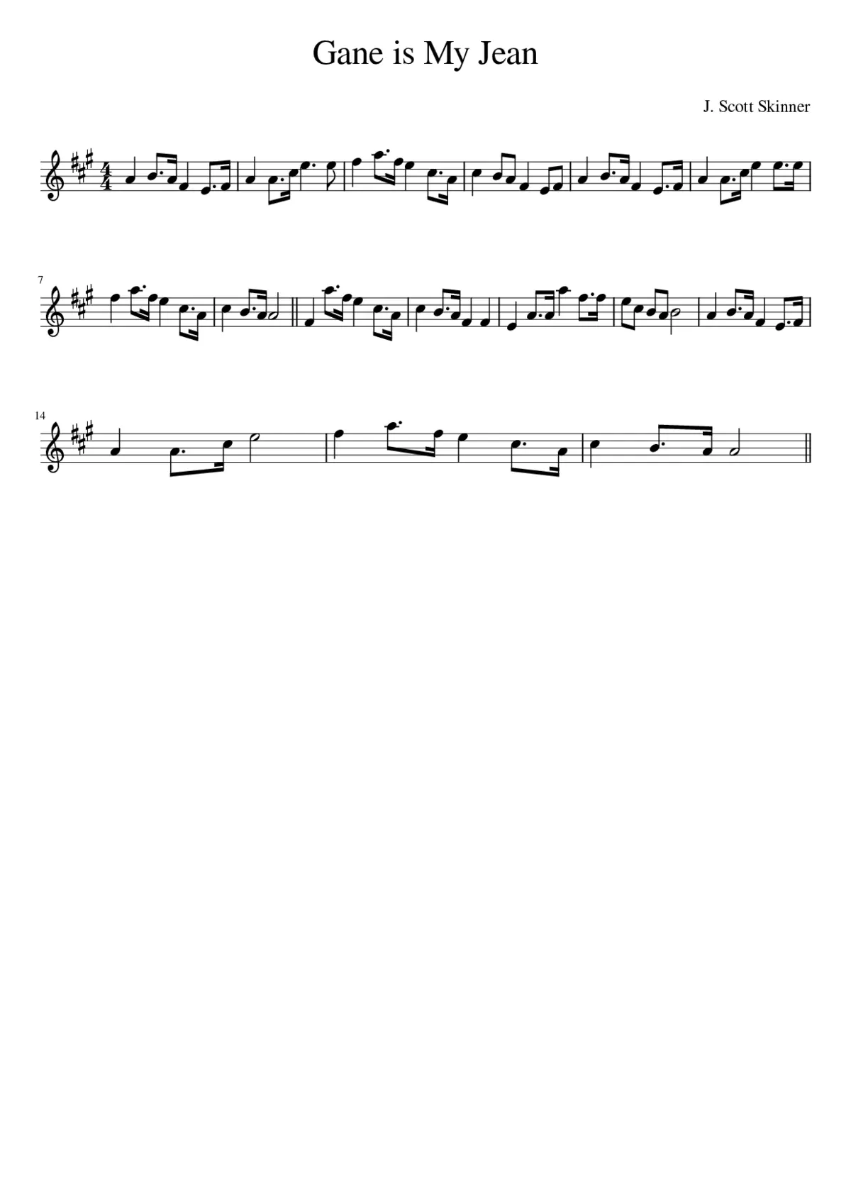 Gane is My Jean - Page 1