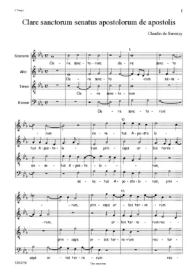 Clare sanctorum senatus Apostolorum
