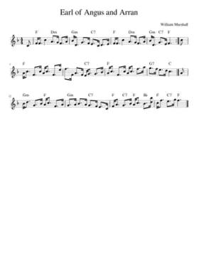 the Earl of Angus and Arran