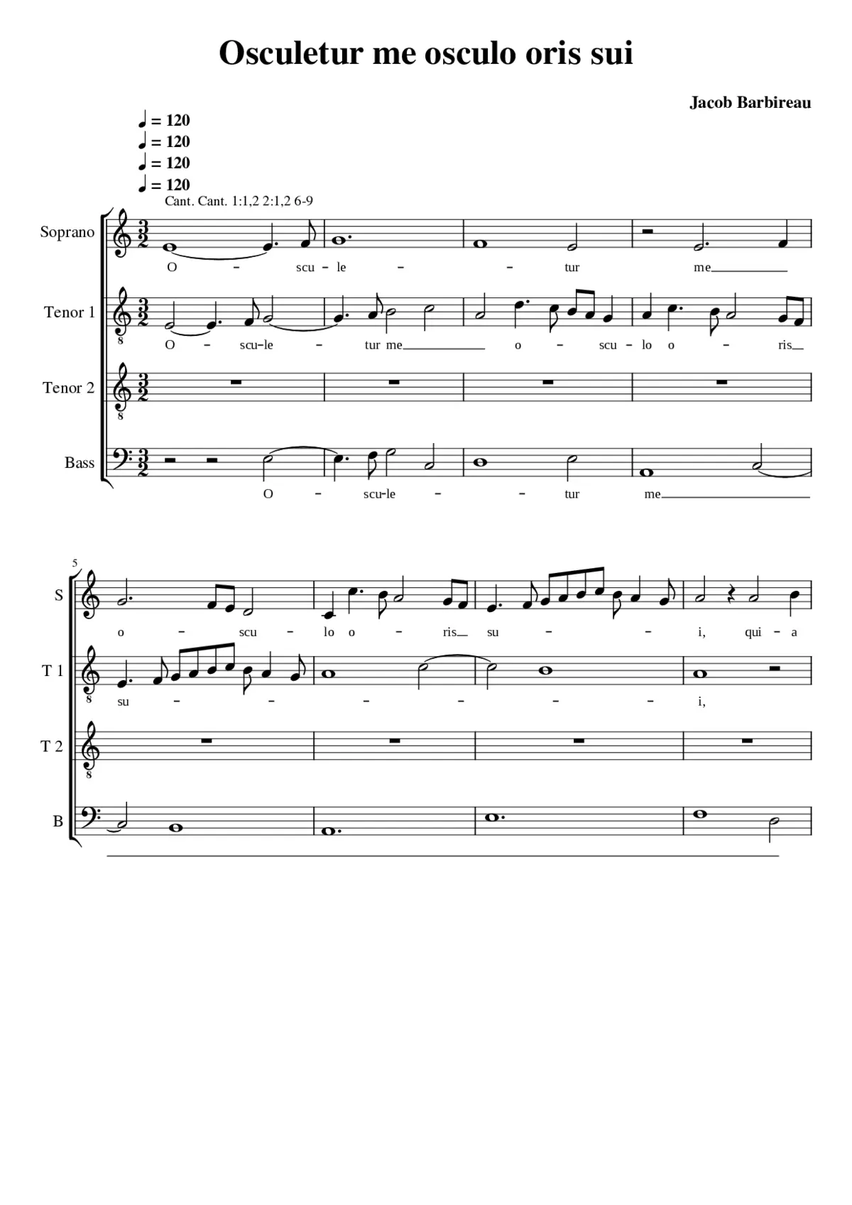 Osculetur me osculo oris sui - Page 1