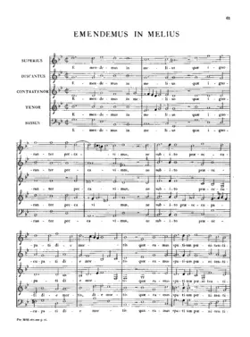 Emendemus in melius