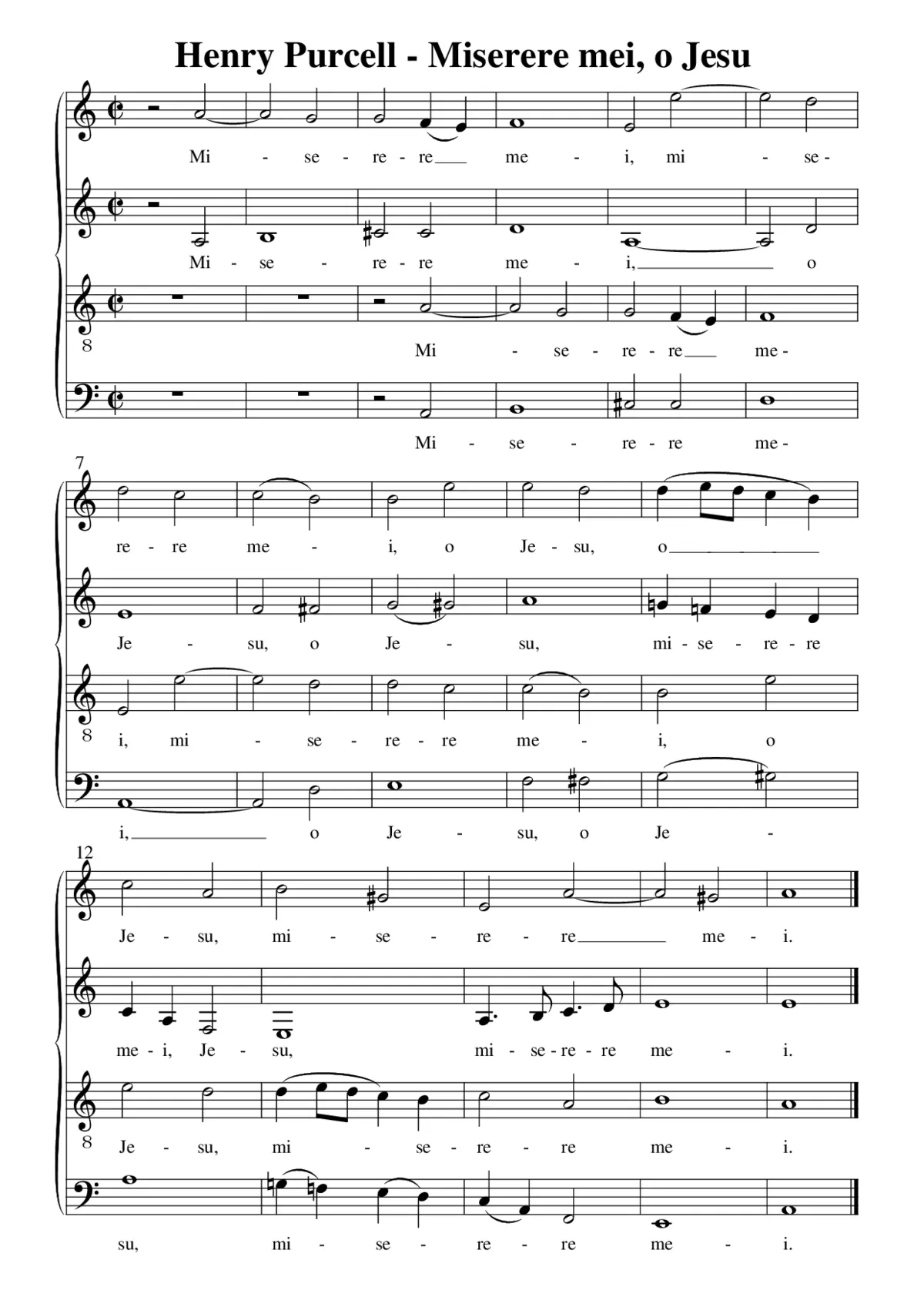 Miserere mei - Page 1