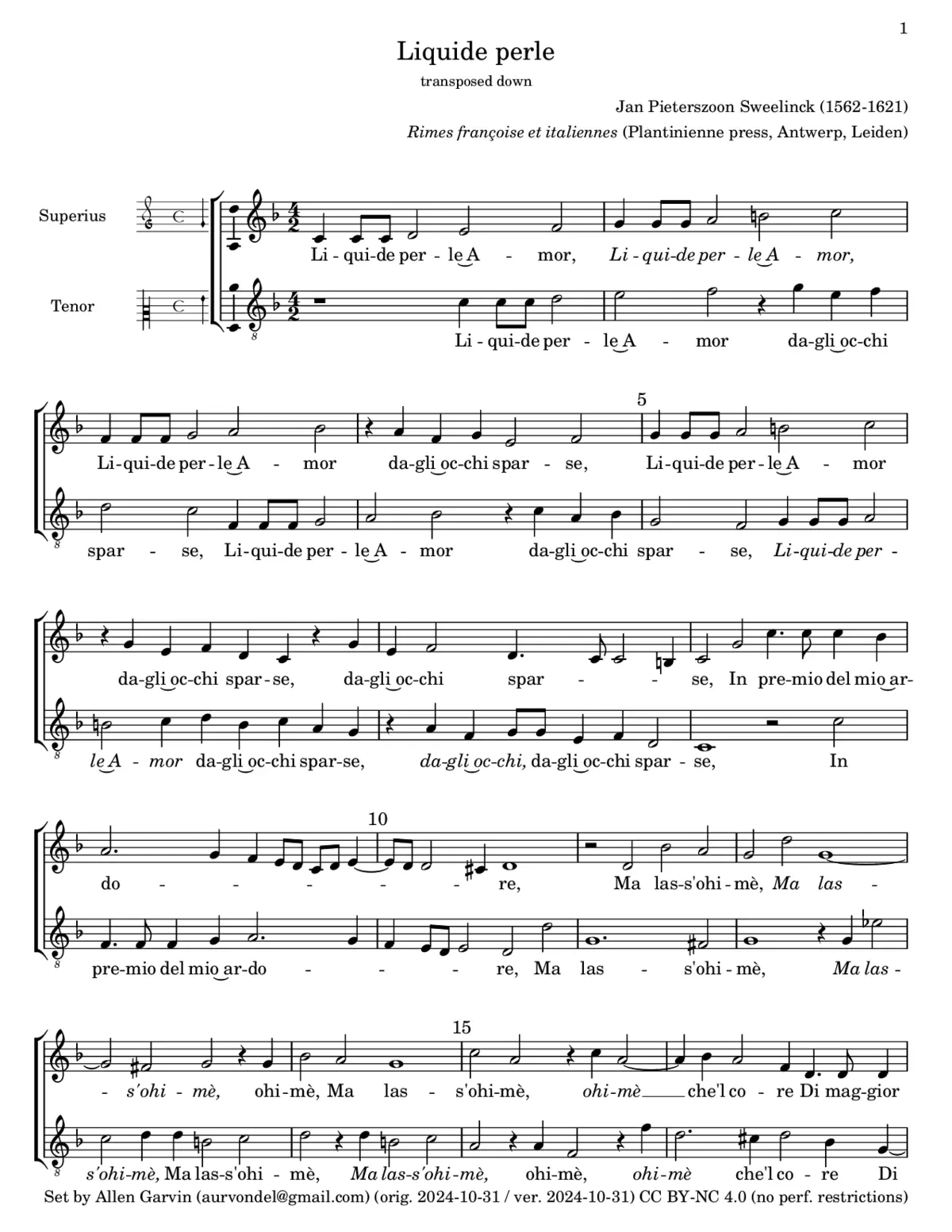 Liquide perle - Page 1