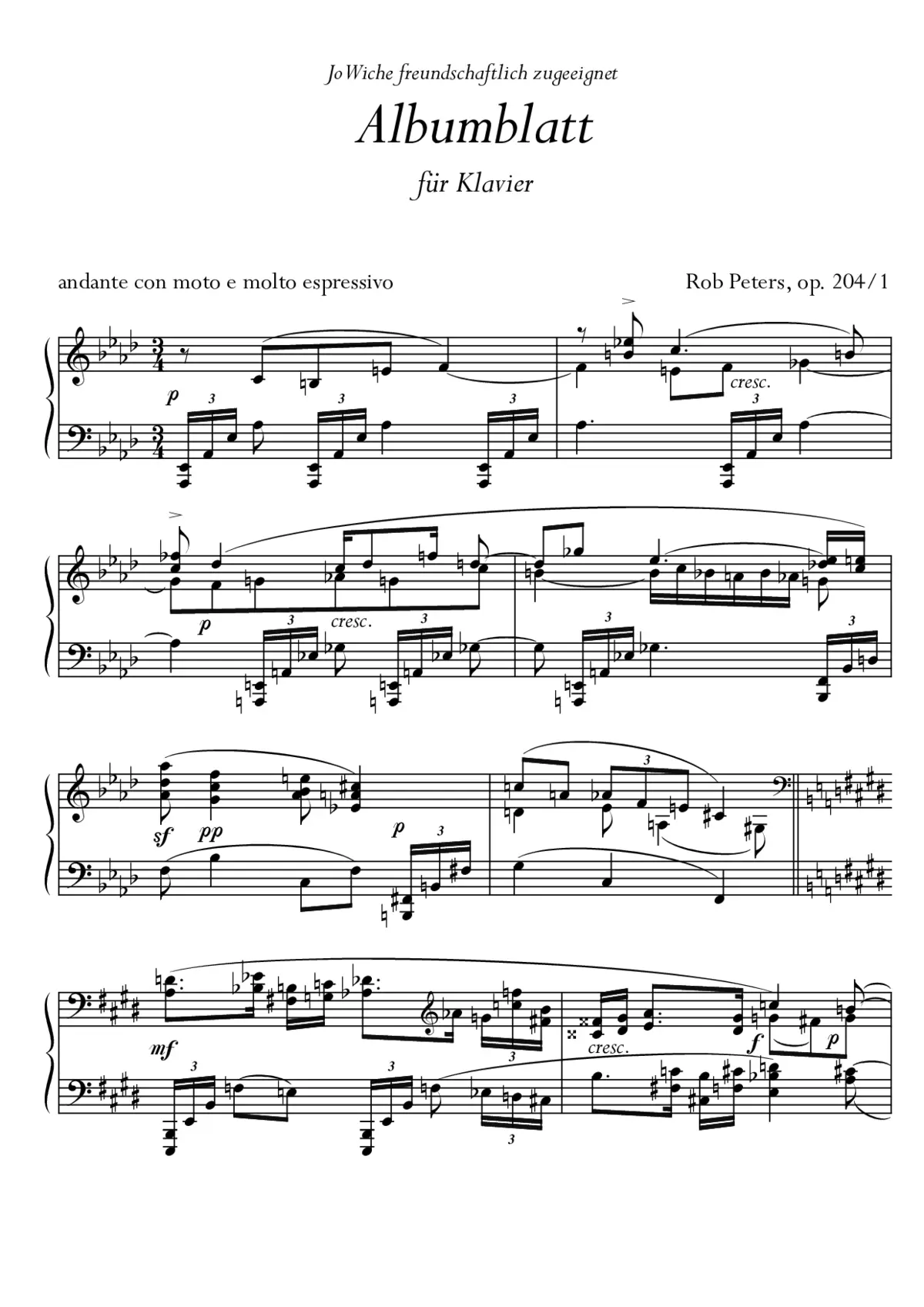 3 Keyboard Pieces - Page 1