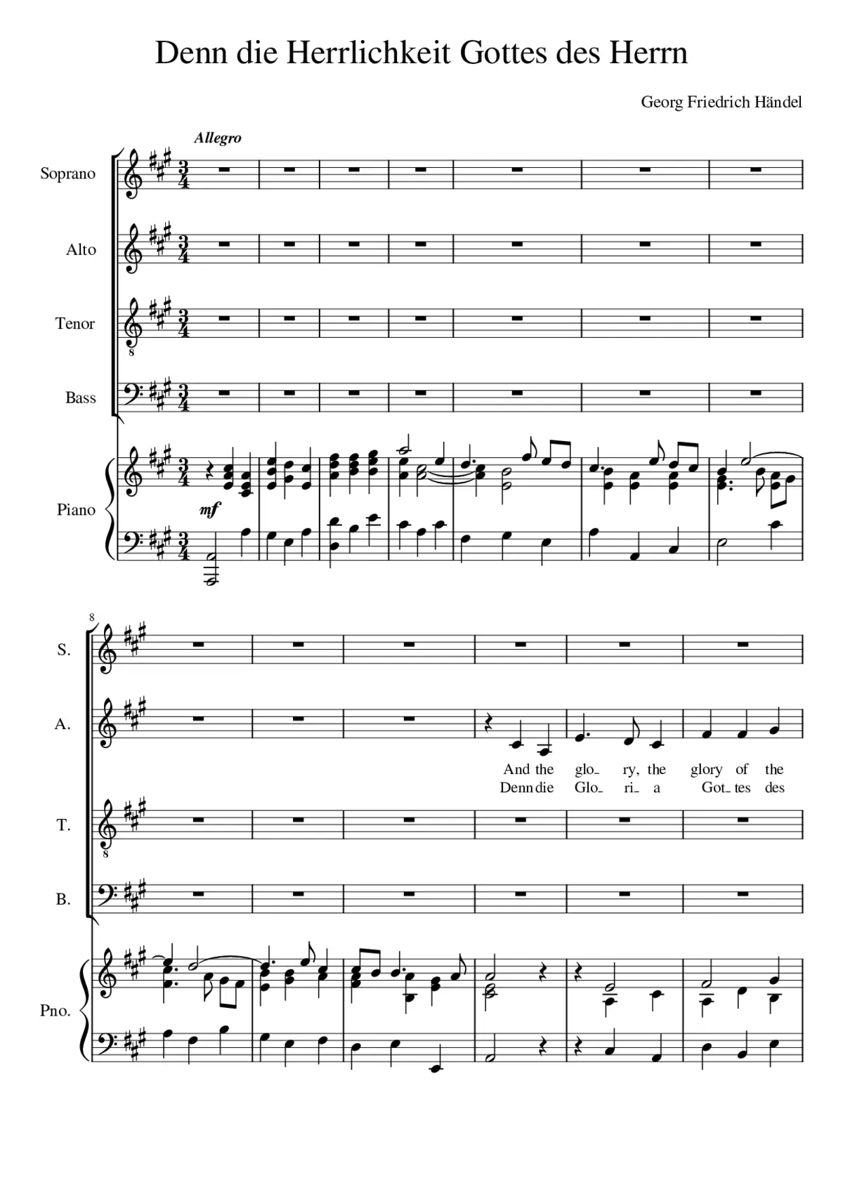 Messiah HWV 56 - Page 1