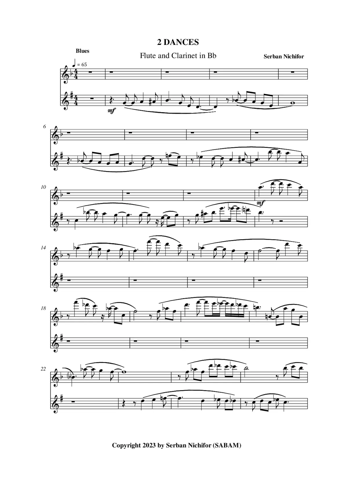 2 American Dances - Page 1