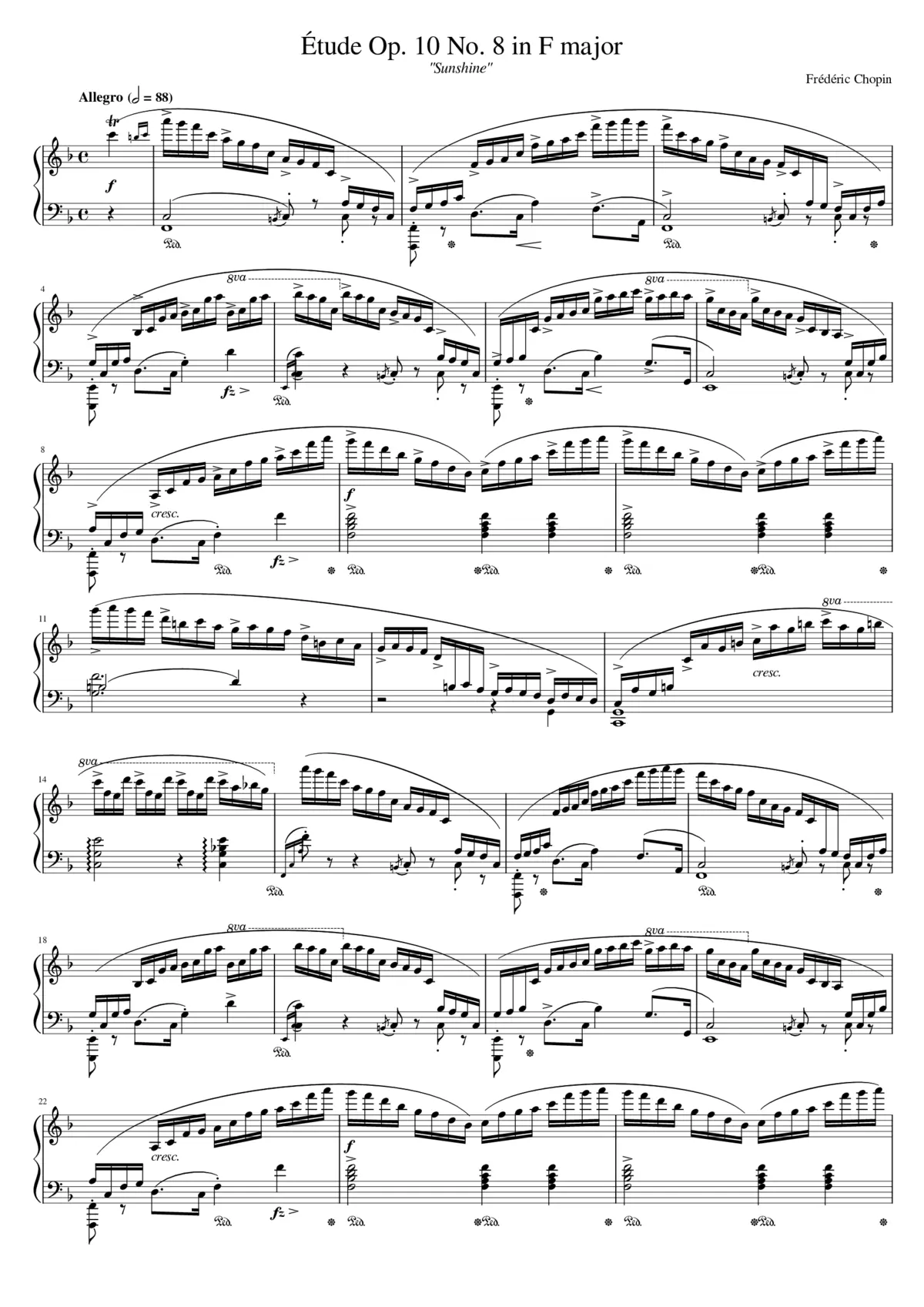 Études Op.10 - Page 1