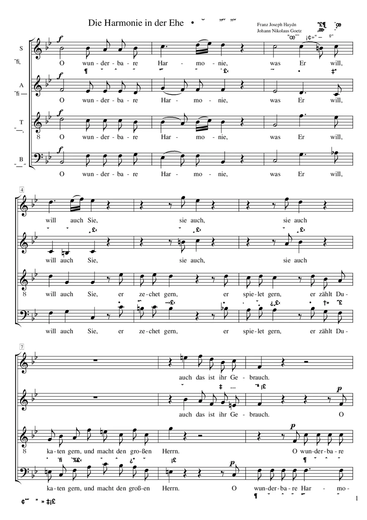 Die Harmonie in der Ehe - Page 1