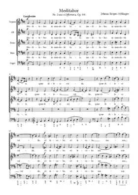 Meditabor in mandatis tuis, Op. 9, No. 8