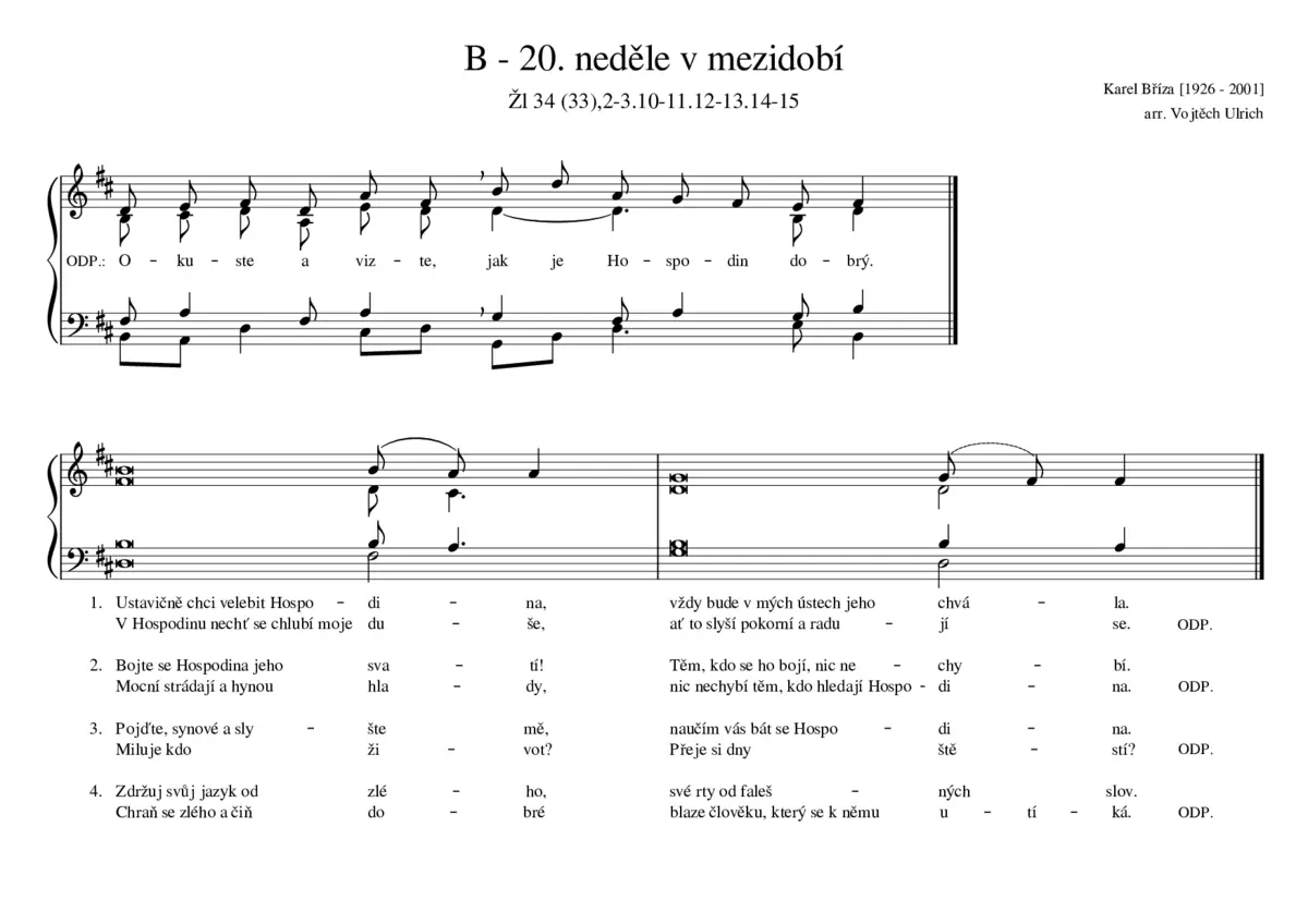 B - 20. neděle v mezidobí - Page 1