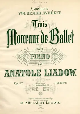 3 Morceaux de Ballet