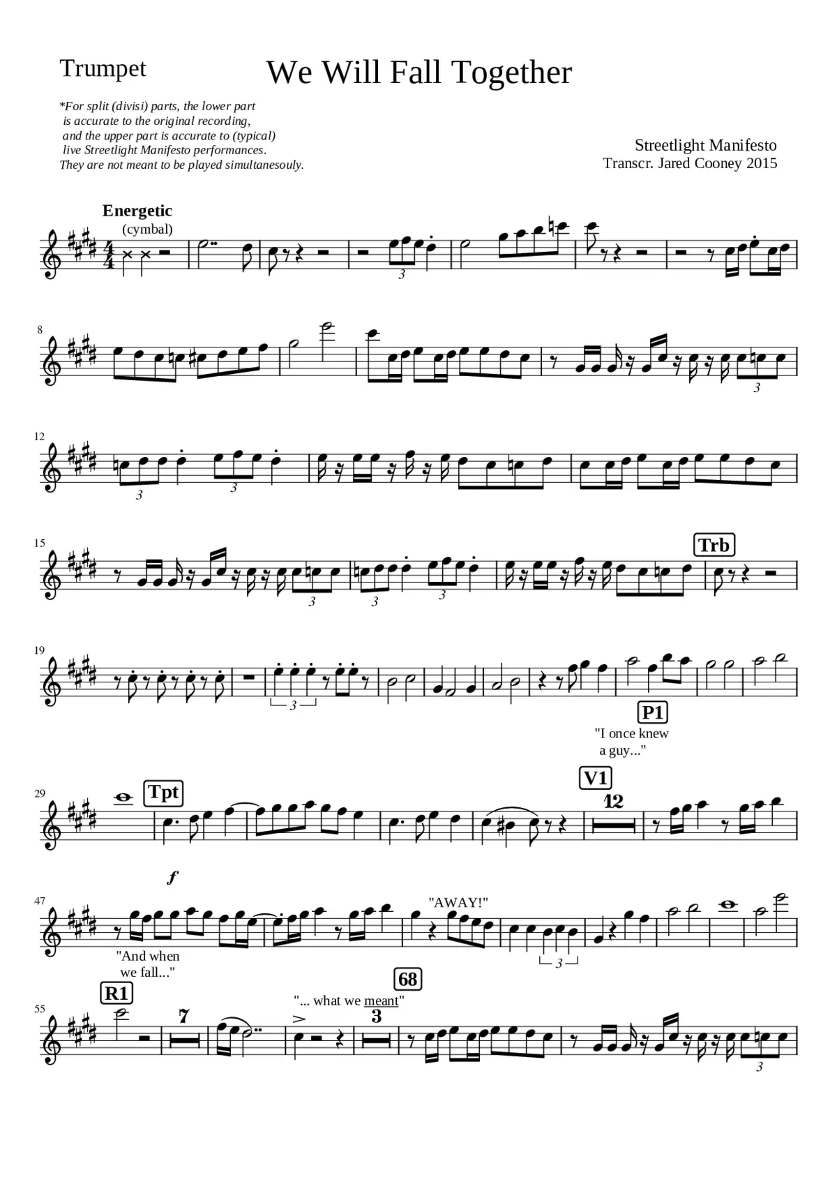 we will fall together - Page 1