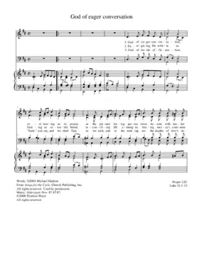 God of eager conversation