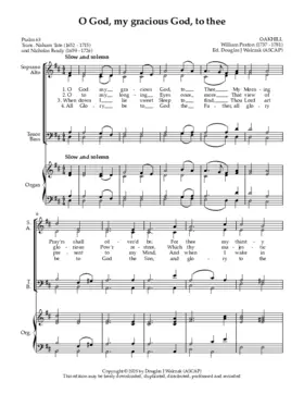 O God, my gracious God, to thee