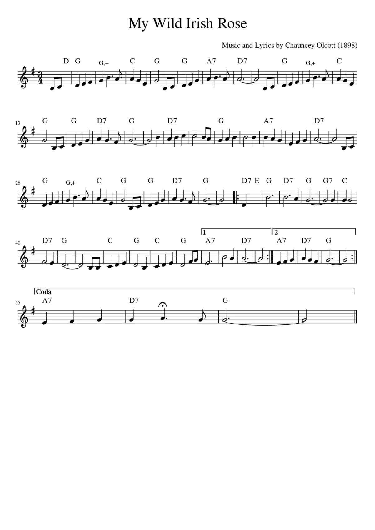 my wild irish rose - Page 1