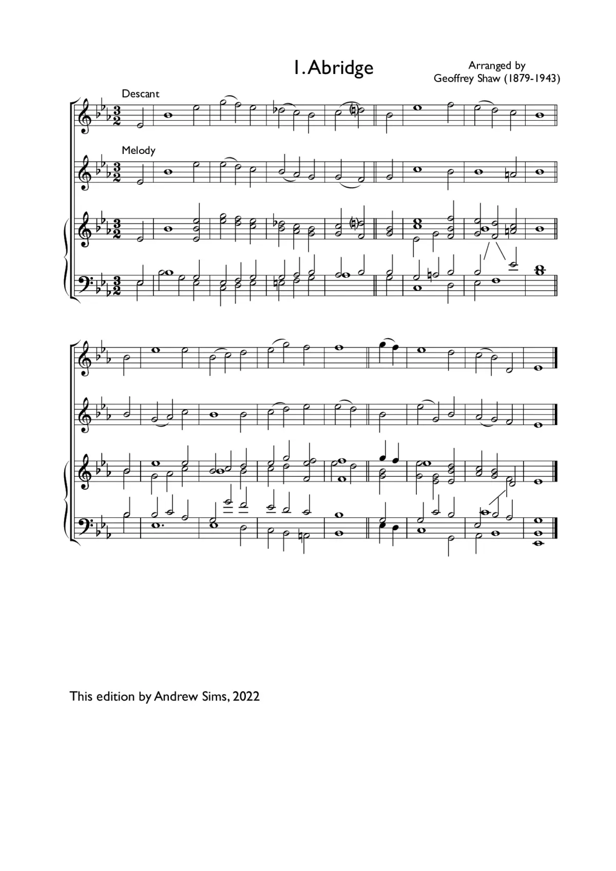 Abridge - Page 1