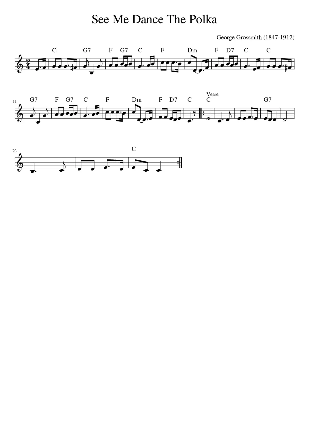 See Me Dance The Polka - Page 1