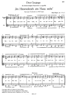3 Gesänge