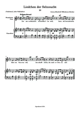 Liedchen der Sehnsucht