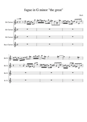 Fantasia and Fugue in G minor BWV 542