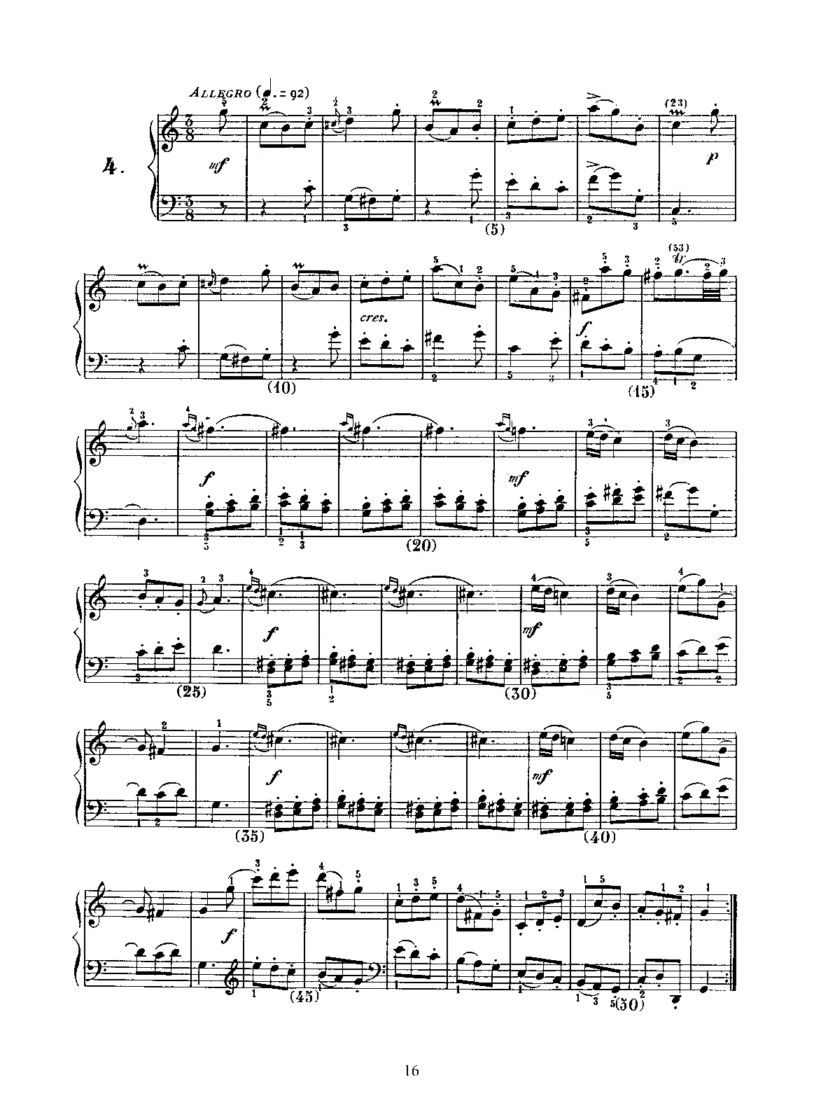 Keyboard Sonata in C major - Page 1