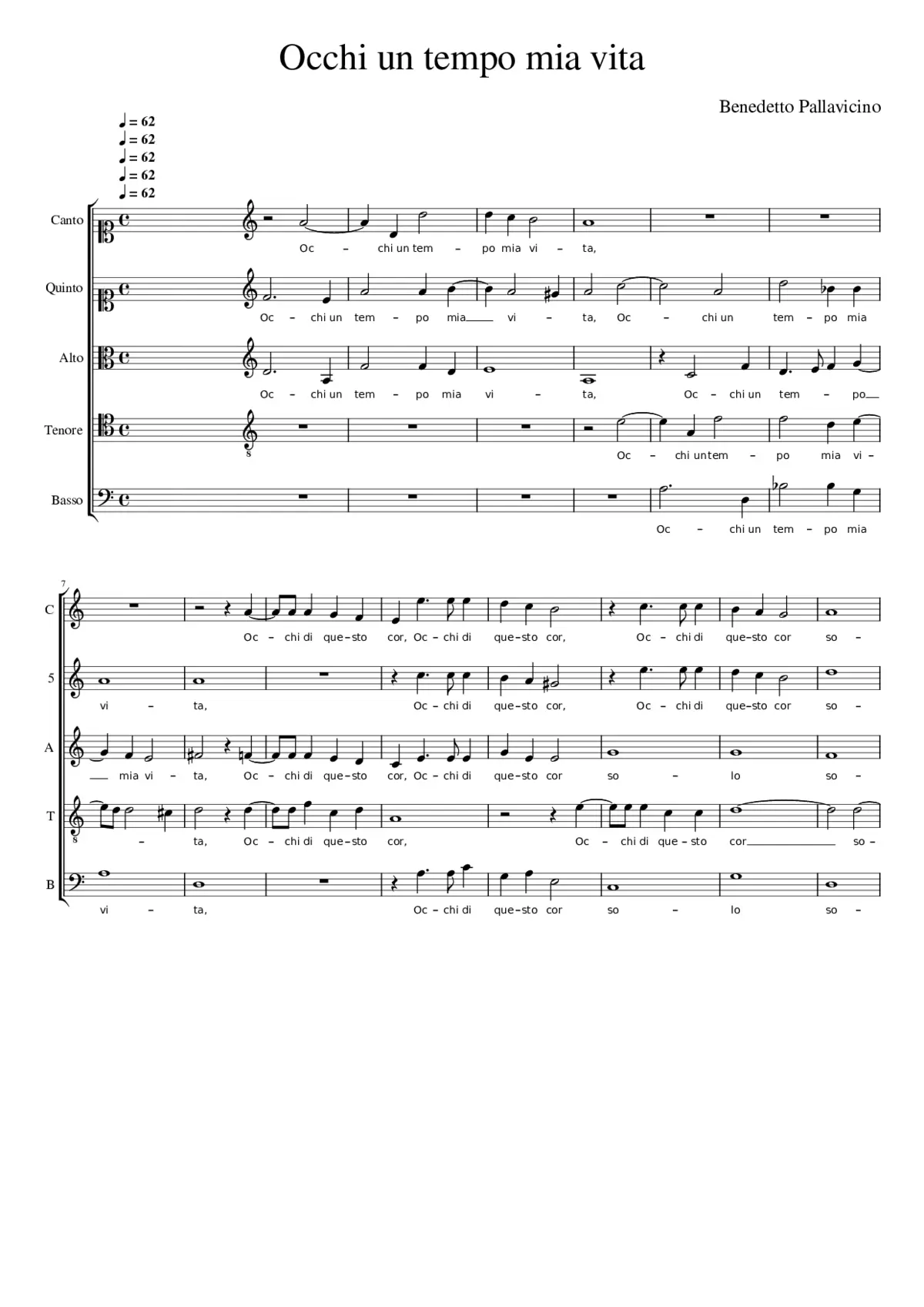 Occhi un tempo mia vita - Page 1