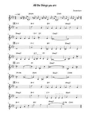 all the things you are