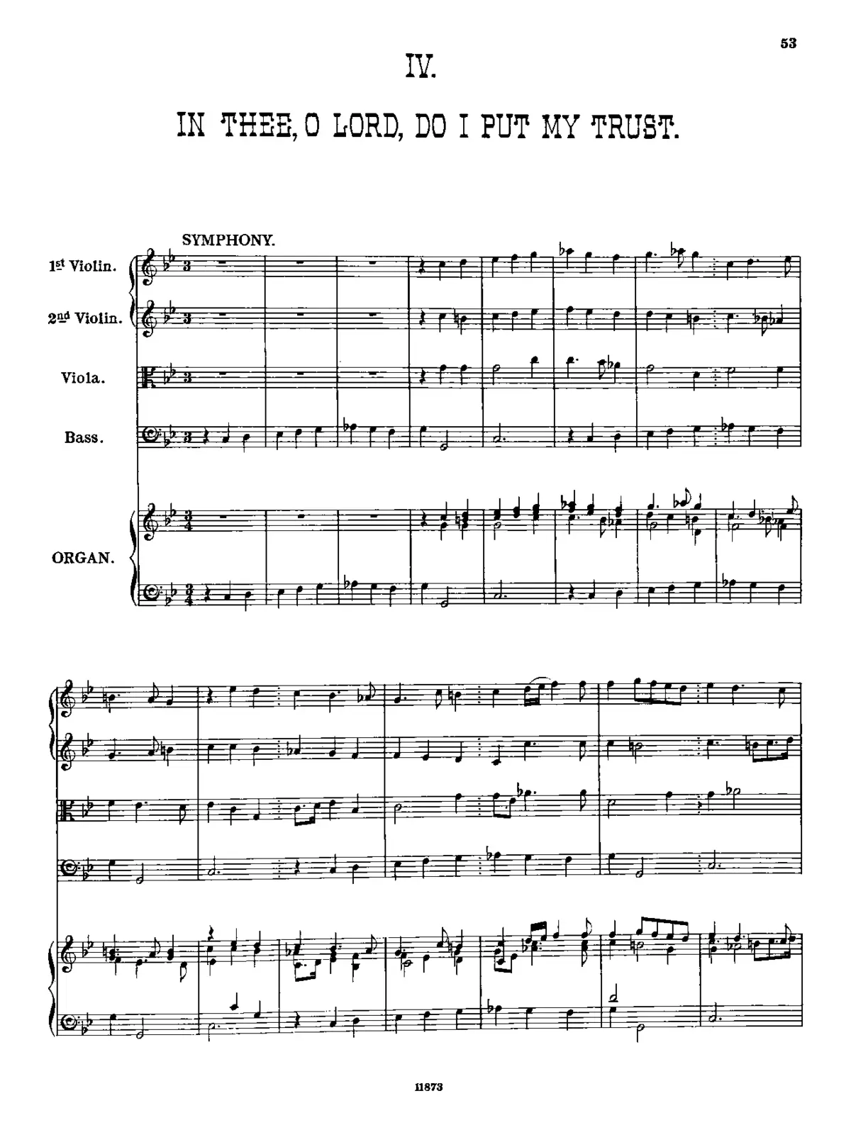 In Thee, O Lord, Do I Put My Trust - Page 1
