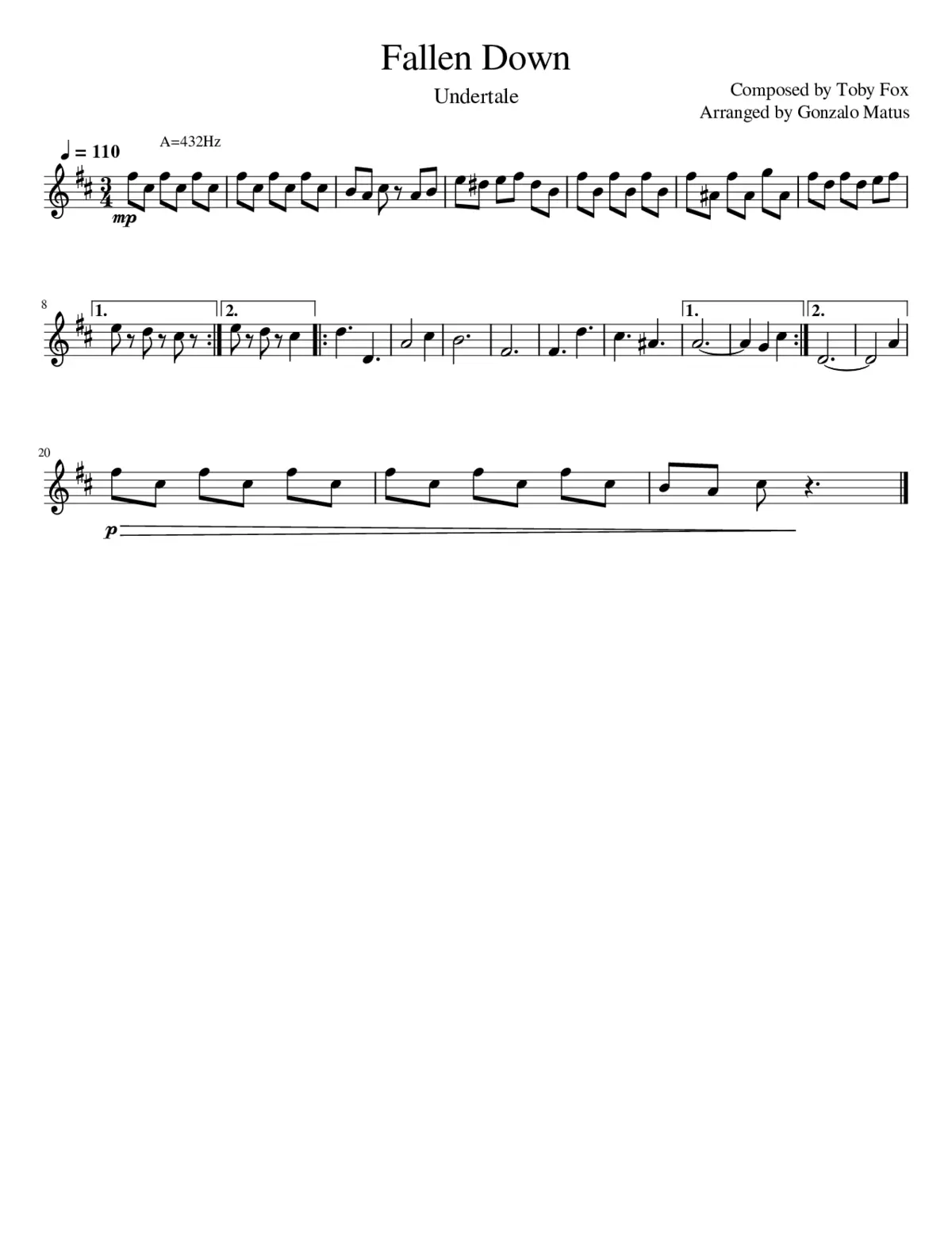 Fallen Down - Page 1