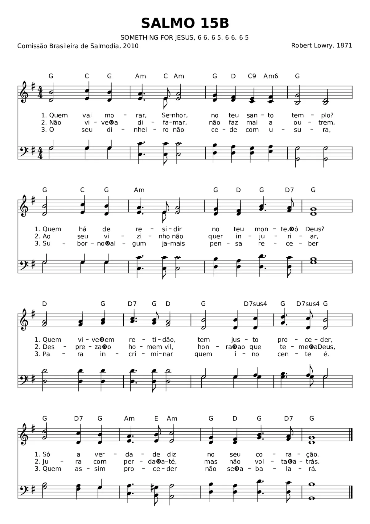 Salmo 15B - Page 1
