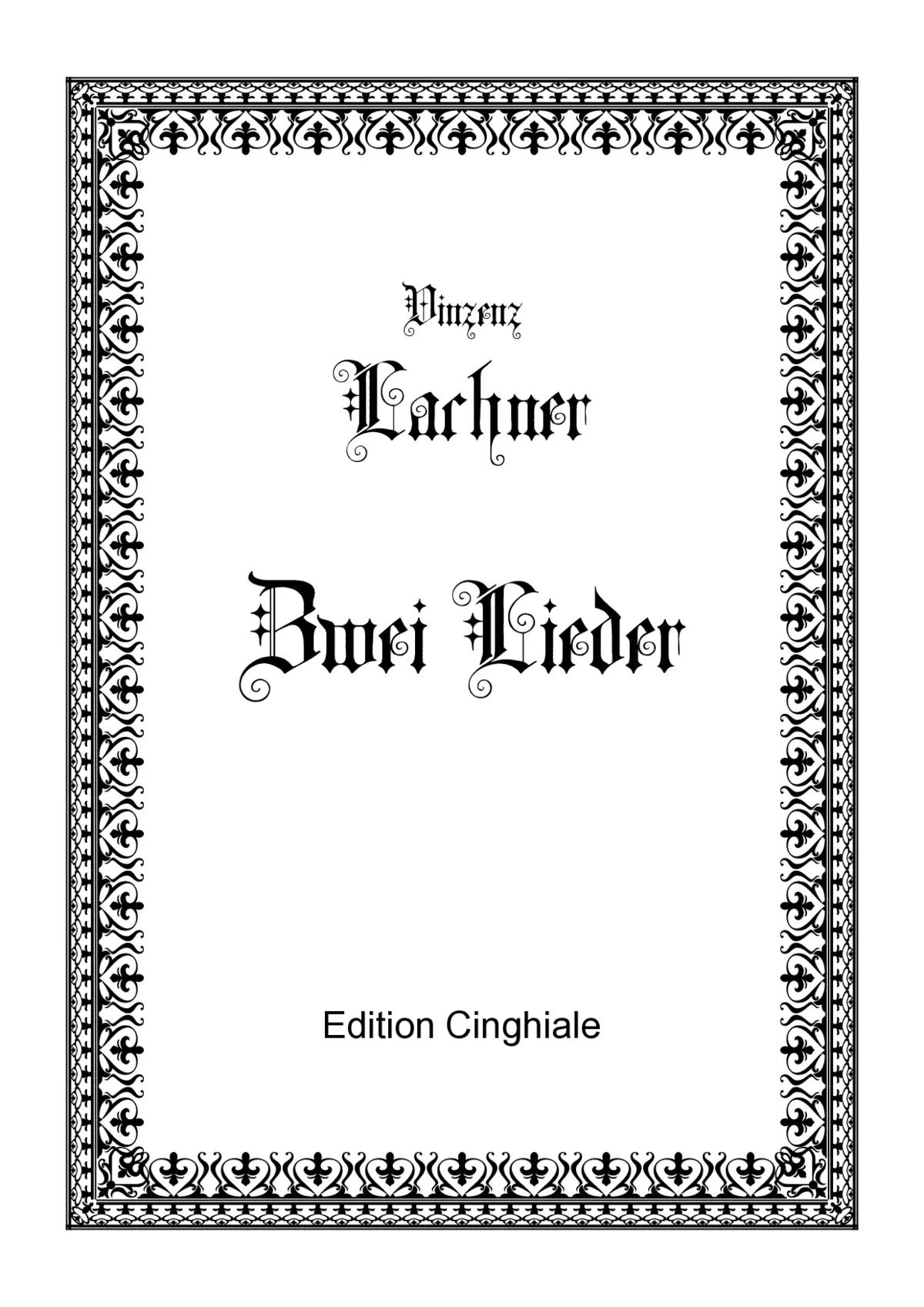 2 Lieder - Page 1