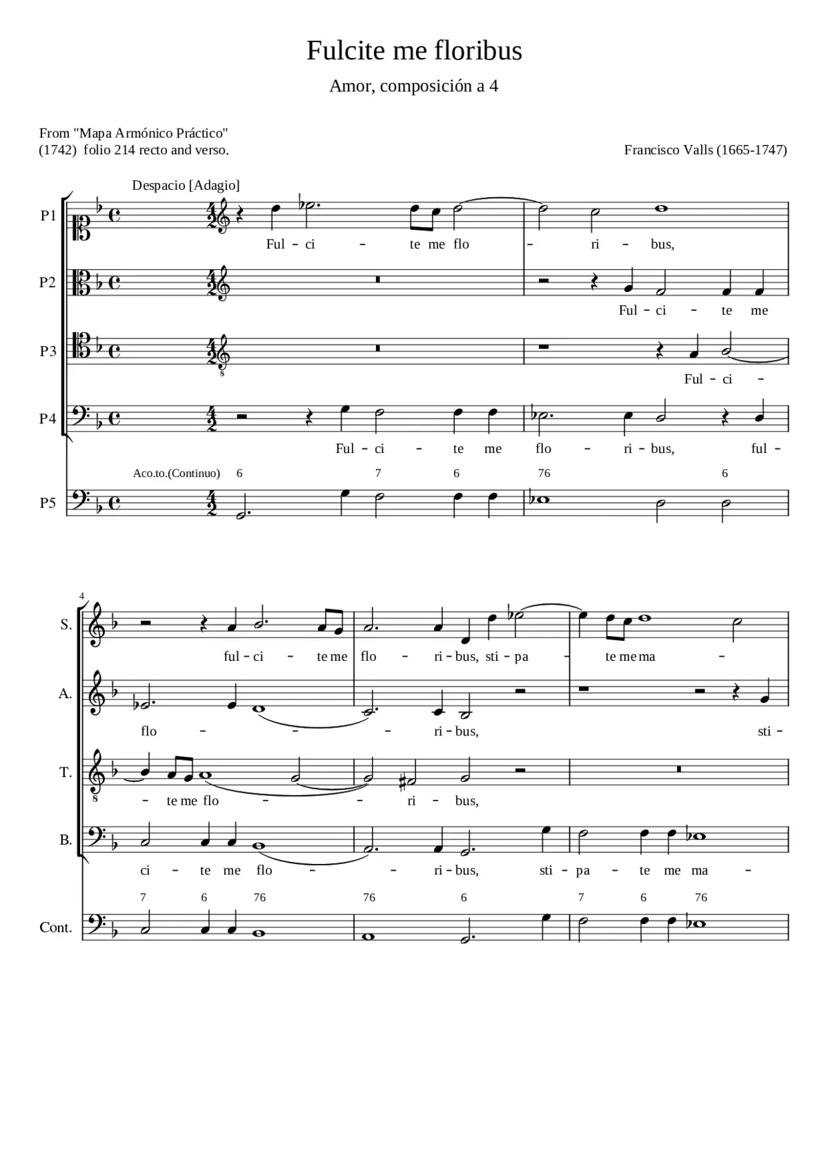 Fulcite me floribus - Page 1