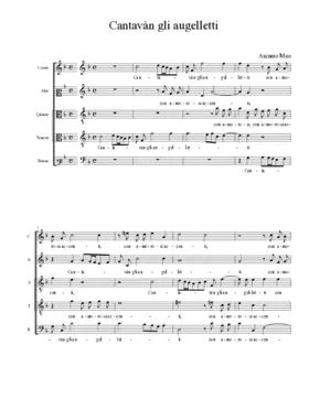 Cantavàn gli augelletti